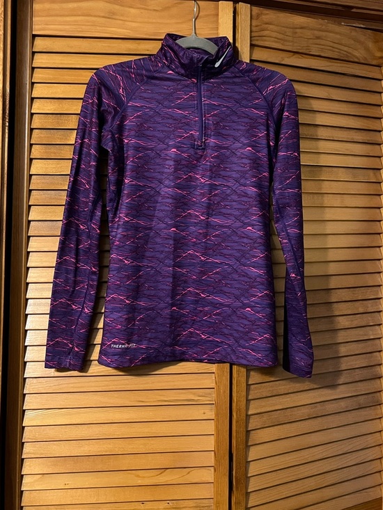 Nike Tops - 🔥 Nike Purple and Pink Half-Zip Pullover